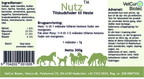 VetCur Kraftpakke AM,PM,Rootz,Nutz (hest)