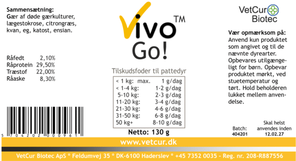 Vivo Go! - for overflater, slimhinner, tarm, øyne, ører - Bilde 2