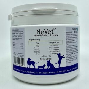 NeVet hund - avansert støtte for nervesystem, hormoner og emosjonell balanse